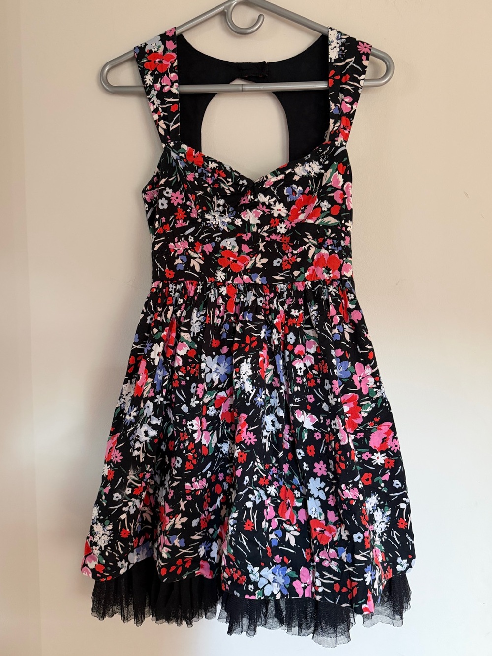 Free People Sunkissed Summer Floral Printed Tulle Dress 2